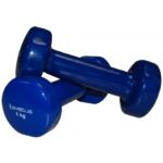 Sveltus Haltères Epoxy 2 X 1 kg - Bleu
