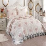 Parure de lit GOLDEN HOME Roma rose