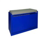 Porte Chaussures Banquette PC27BL - bleu