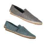 Pack 2 Ballerines pour homme Bleu & Noir et Blanc