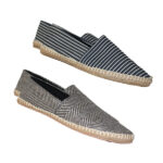 Pack 2 Ballerines pour homme Noir et Gris & Bleu marine B02 + B03