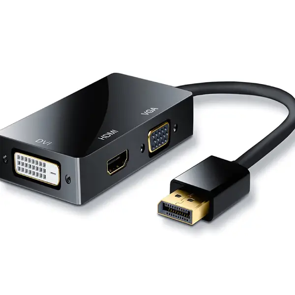 Adaptateur Display Port to HDMI/VGA/DVI - Promodeal
