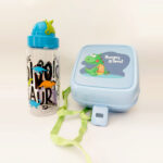 pack goûter : boite yummy time + bouteille Dinosaures
