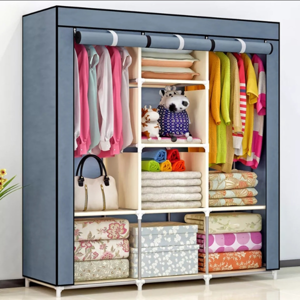 armoire gris