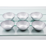 lot de 6 bols à dessert SIGMA GLASS - gris