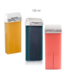 lot de 3 cartouches de cire roll on Miel + Titanium + Azulène 100ML