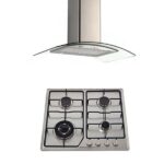 Pack Inox Plaque + Hotte curved Auxstar
