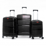 Ensemble 3 valises, en Polypropylène incassables TITOU Noir