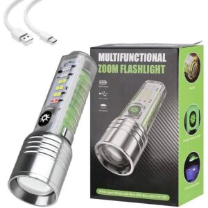 Multifonctionnel alliage d'aluminium blanc laser lampe de poche