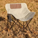 Chaise Pliante Camping Plein Air, Support 130 Kg, Chaise Camping Pliable Portable Adultes, avec Poche Arrière, Camp, Pelouse, Pique-Nique, Sports, Barbecue, Pêche,C