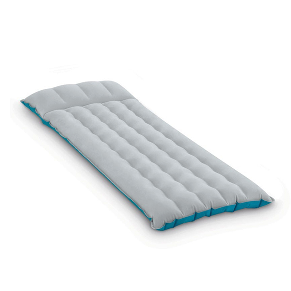 MATELAS GONFLABLE INTEX CAMPING 1 PERSONNE GRIS