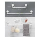 Porte Serviette Mural Ventouse 64/36 cm