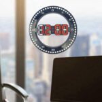 Horlog Numérique LED 3D  avec Affichage date et température – Image 4