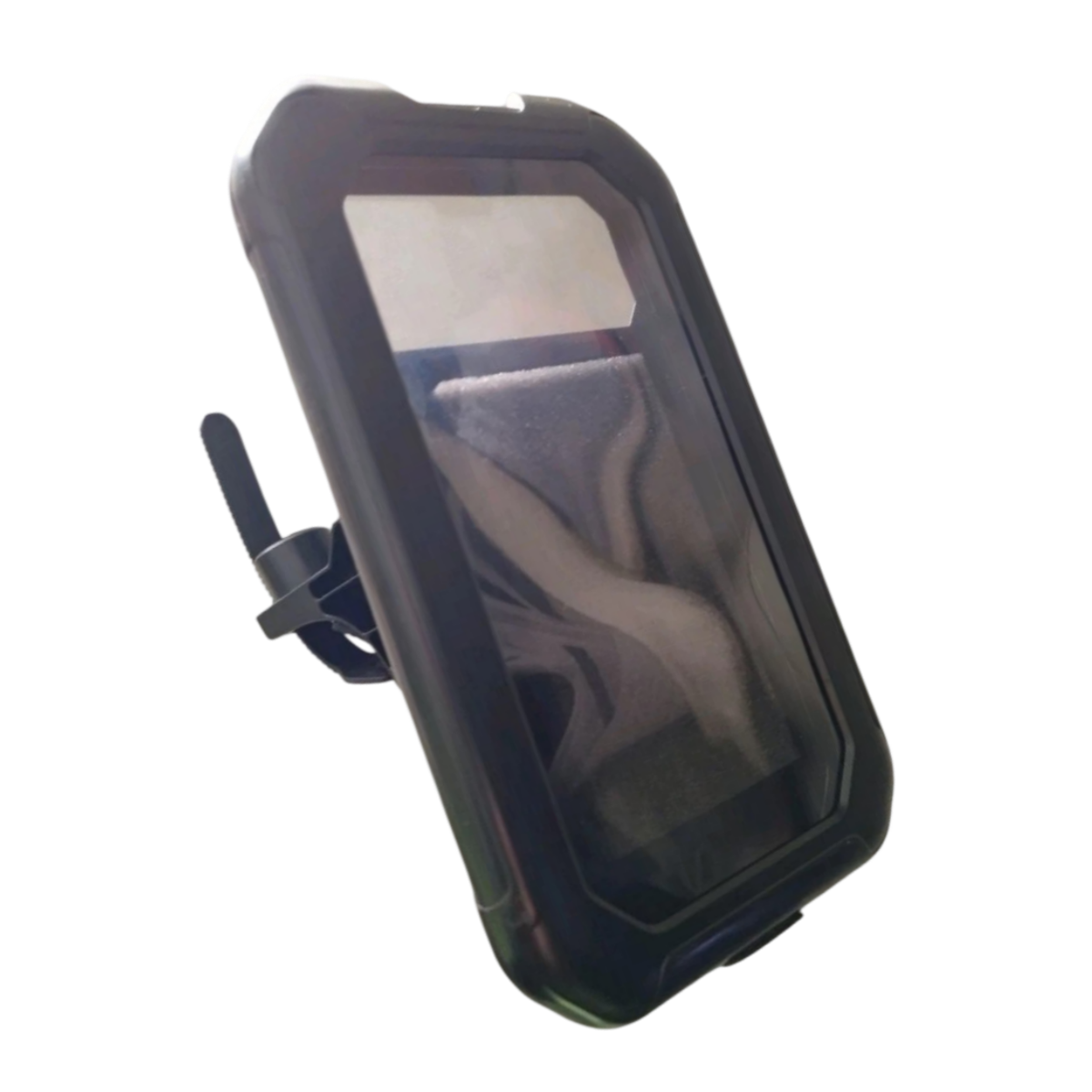 LUROON Support Téléphone Moto, Etanche Support Telephone Velo Anti Vibration, Universel Porte Vélo Du Guidon Avec 360° Rotation Pour Les 3,5-6.7 Pouces Smartphones