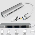 Adaptateur Hub USB / TYPE C vers 4 Ports USB AVEC