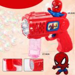Pistolet à bulles pour garçon modèle Spider man