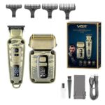VGR V-641 Pack 2 en 1 tondeuse à cheveux professionnelle rasoir électrique