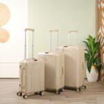 Série de 3 Valises Incassable en ABS Blanc - ABM