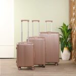 Série de 3 Valises Incassable en ABS Blanc - ABM