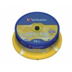 DVD+RW Verbatim 4,7 Go, 4x, 120min