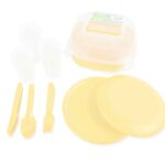 Kit couvert - 31 pièces - Pour plage & camping Sotufab-jaune
