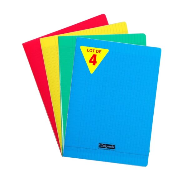 Lot De 4 Cahiers 48 ( 192 page)