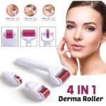 Derma roller 4 en1-3 Rouleaux de Massage et Soins du Visage – Image 3