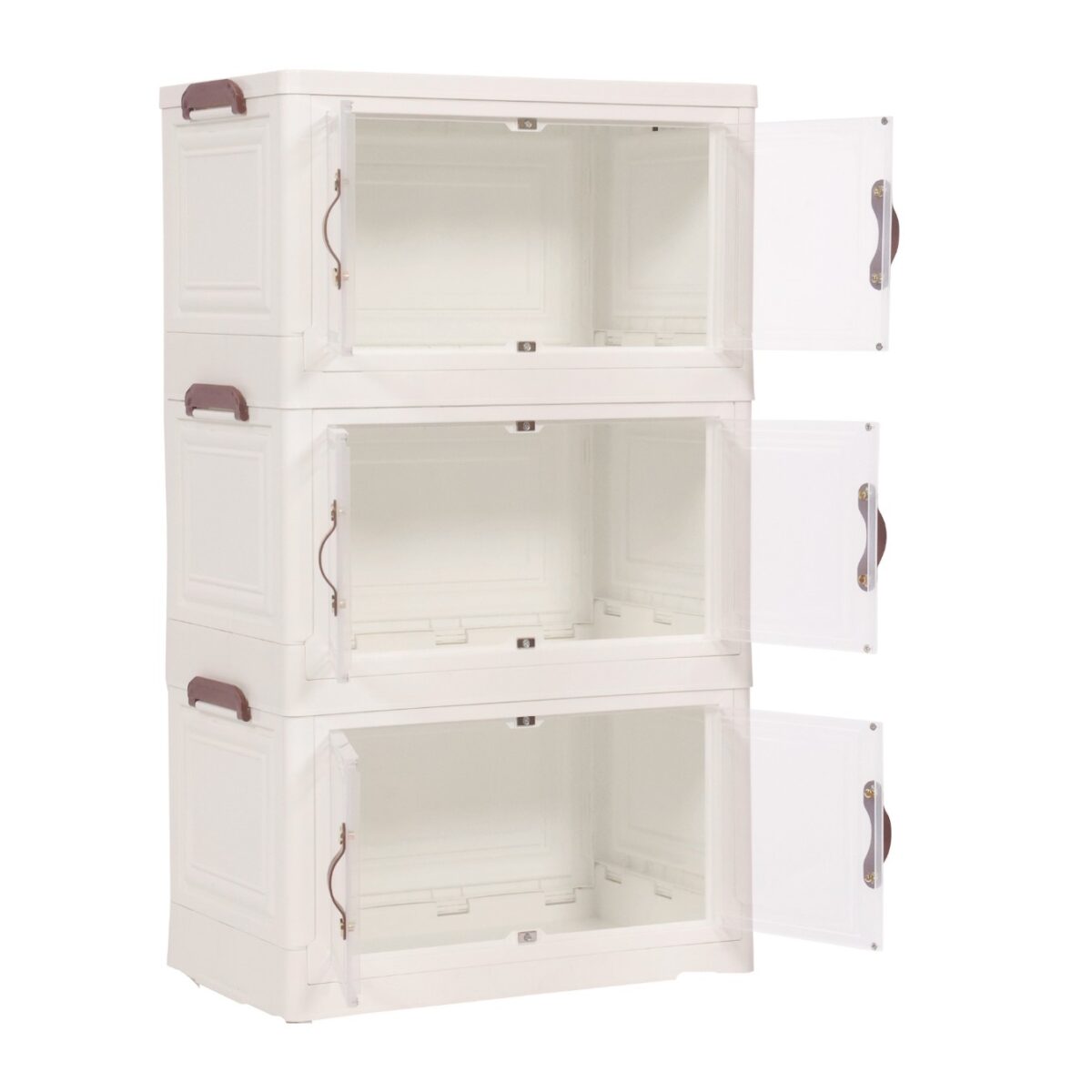 Lot de 3 boites de rangement Forme armoire – Image 6