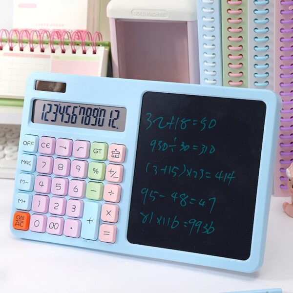 Calculatrice pour étudiants avec tablette d'écriture LCD