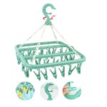 Étendoir À Chaussettes avec 32 Pinces À Linge