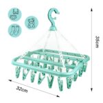 Étendoir À Chaussettes avec 32 Pinces À Linge – Image 9
