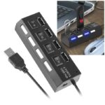 Hub USB 4 Ports avec Interrupteur
