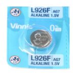 Lot de 10 piles L926F Alcaline Vinnic AG7 1.5 V – Image 2