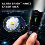 Lampe Torche LED Ultra Puissante rechargeable avec Zoom – Image 2