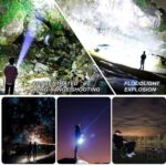 Lampe Torche LED Ultra Puissante rechargeable avec Zoom – Image 6