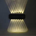 2 Appliques murales solaires 12LED (lumière blanche -chaude ) – Image 2
