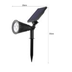 Projecteur solaire réglable pour jardin – Image 4