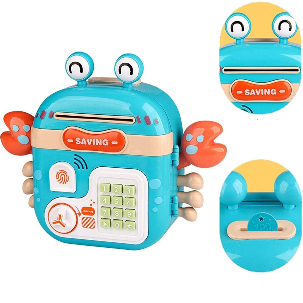 Tirelire électronique en forme de crabe – Image 1
