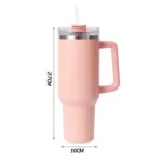 Mug Isotherme avec Paille et Poignée – Image 9