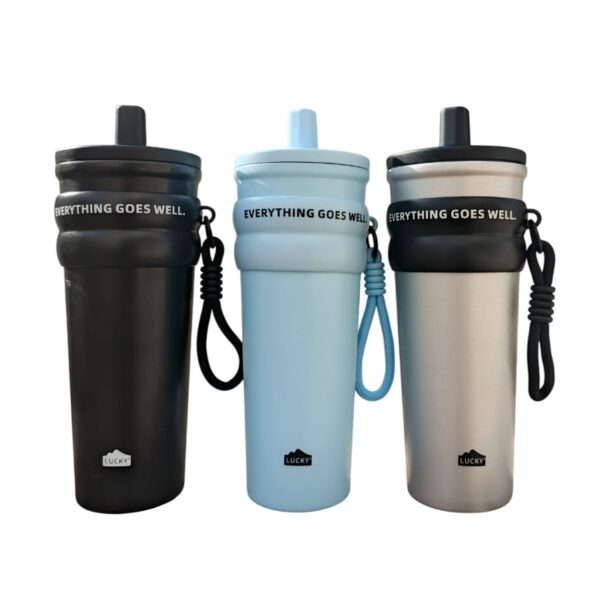 Bouteille d'eau portable anti-fuite avec sangle