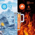Mug Isotherme avec Paille et Poignée – Image 12