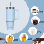 Mug Isotherme avec Paille et Poignée – Image 13