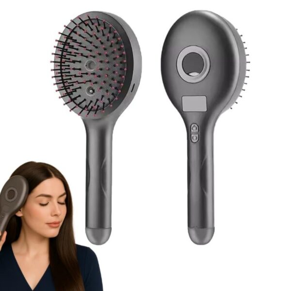 Brosse de massage à 4 modes avec fonction spray