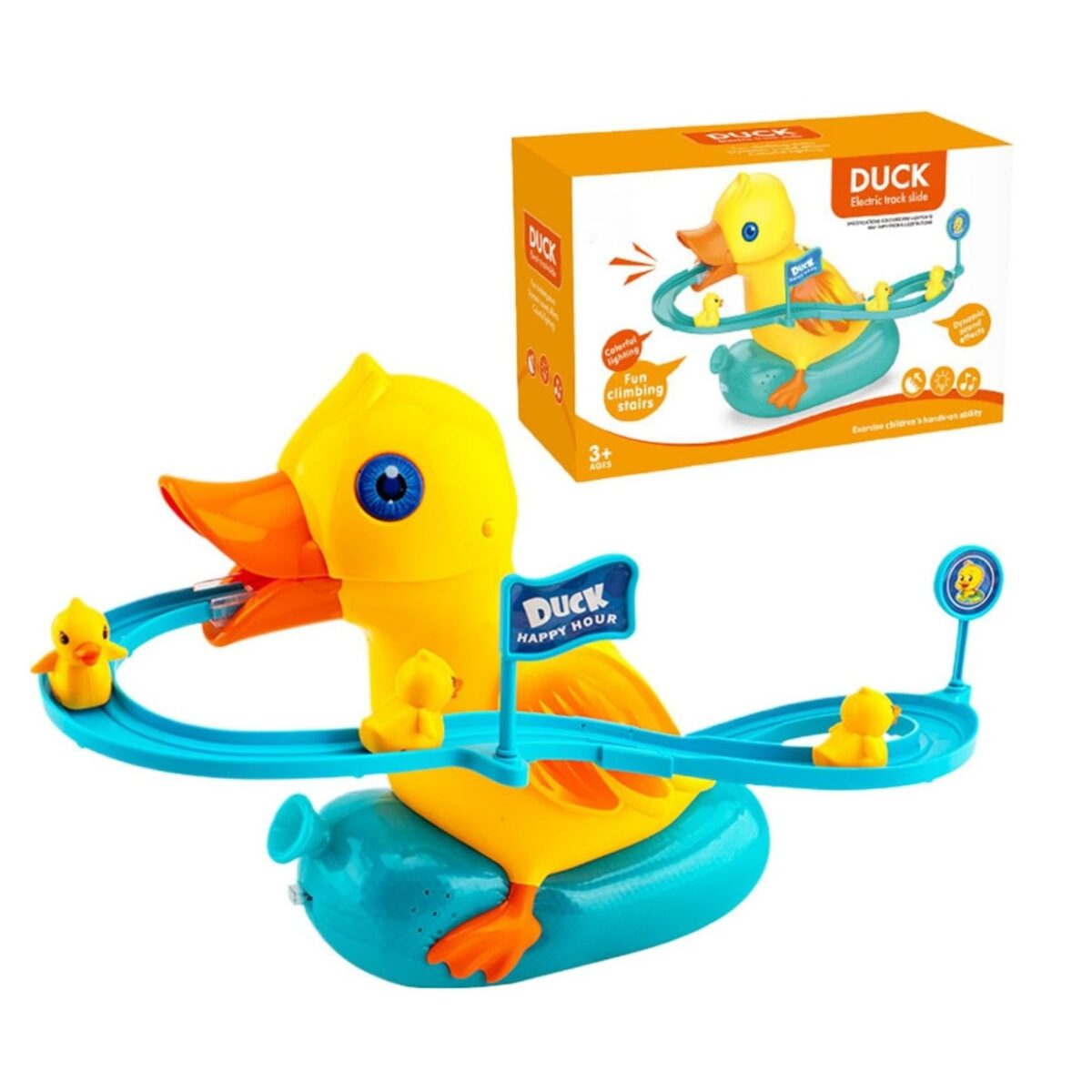 Toboggan Canard Electrique avec sonnerie – Image 1