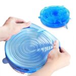 6 Couvercles En Silicone Alimentaire Elastique – Image 7