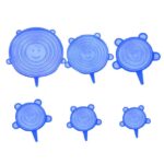 6 Couvercles En Silicone Alimentaire Elastique – Image 8