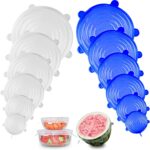 6 Couvercles En Silicone Alimentaire Elastique – Image 3