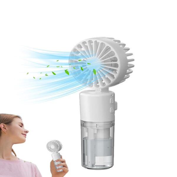 Ventilateur brumisateur portable avec réservoir d'eau rechargeable