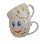 Lot de 2 mug couple 350 ml en céramique – Image 2
