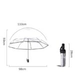 Parapluie pliant Transparent automatique – Image 5